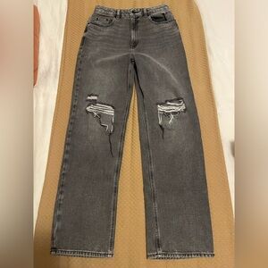 PacSun 90’s Boyfriend Distressed Gray Jeans